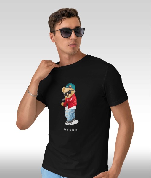 Мъжка тениска с щампа Мечета The Rapper